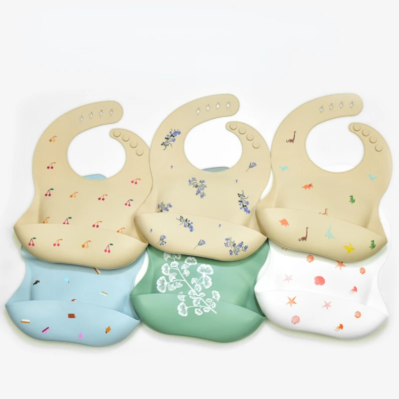 Waterproof Baby Bibs Silicone - INS celemek bayi bebas BPA, celemek