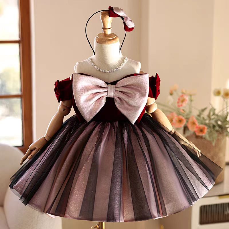 Toddler Girl Tulle Party Dress - Gaun Anak Perempuan Jill Wish J464