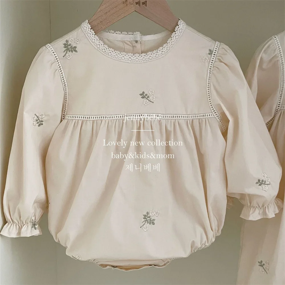 Baju Monyet Bunga Bordir Bayi  - Newborn Baby Girl Romper Floral ulasan dan harga