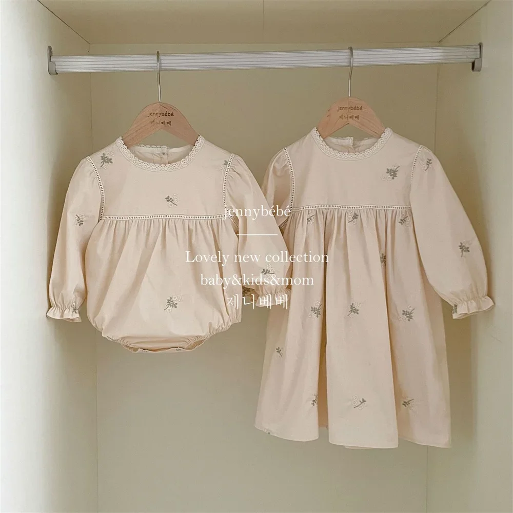 Baju Monyet Bunga Bordir Bayi  - Newborn Baby Girl Romper Floral ulasan dan harga