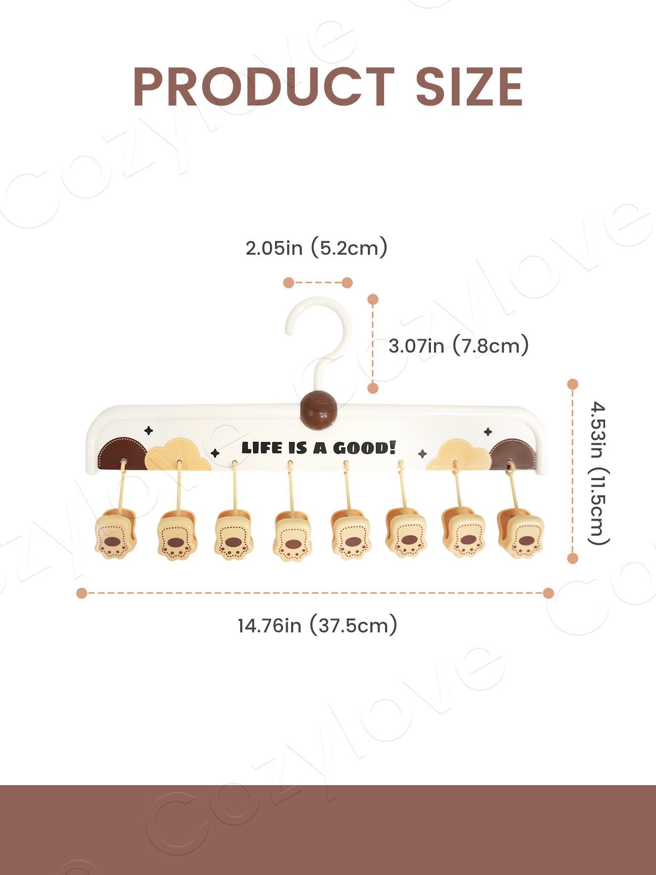 Gantungan Kaos Kaki 8 Klip yan - Baby Clothes ulasan dan harga