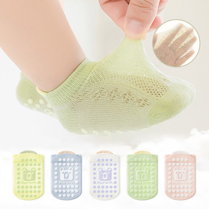 5 Pasang Kaus Kaki Anak Anti-s - Unisex Baby Socks Non Slip ulasan dan harga