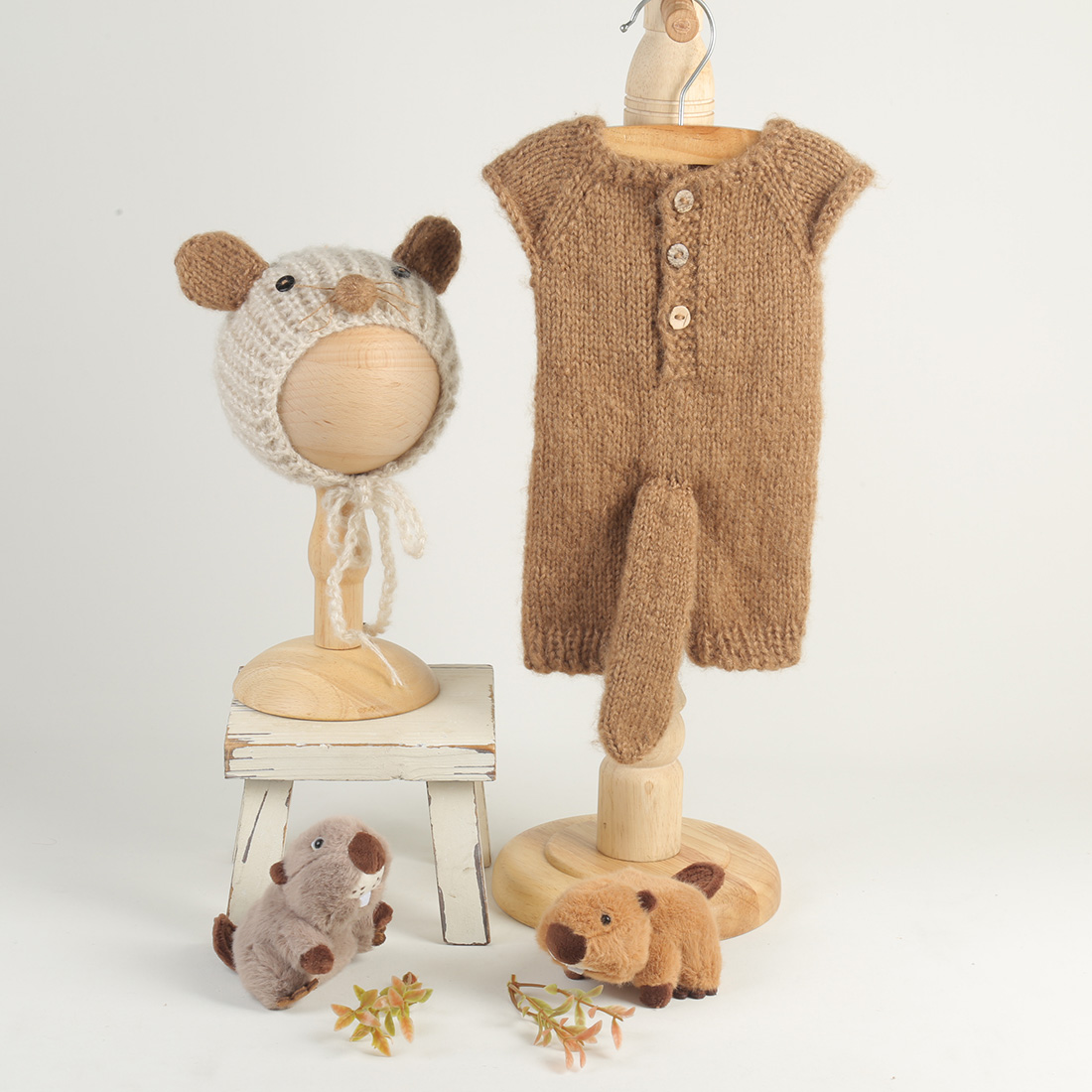 Set Alat Peraga Fotografi Bayi - Infant Photography Props Outfit ulasan dan harga