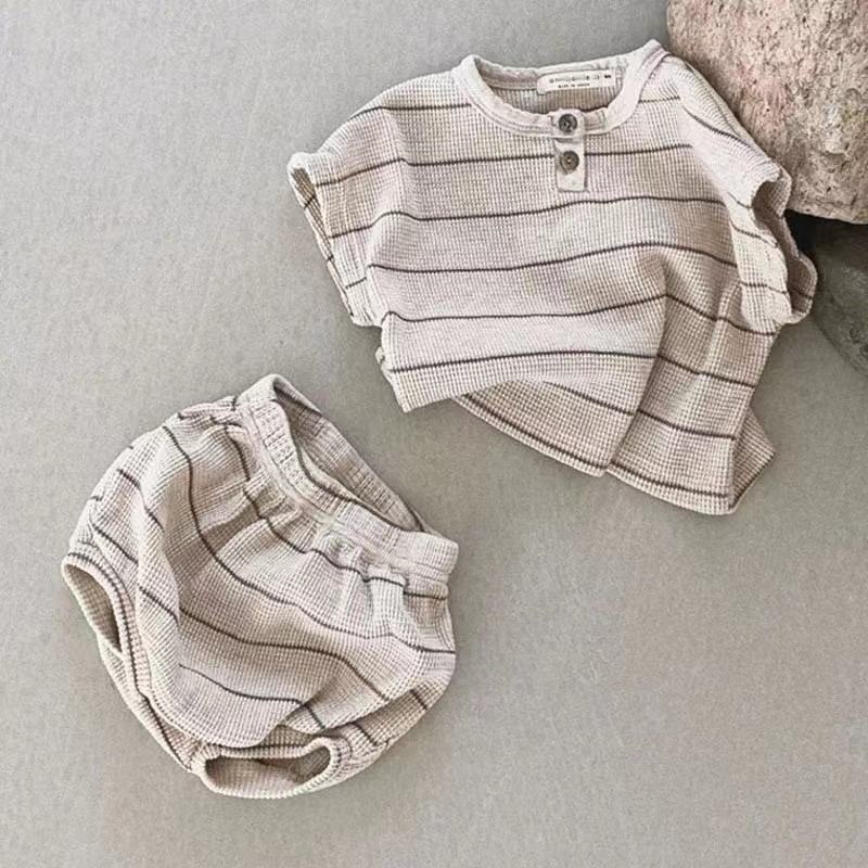 Setelan Lengan Pendek Anak-ana - Baby Boy Suit Set Baptism ulasan dan harga