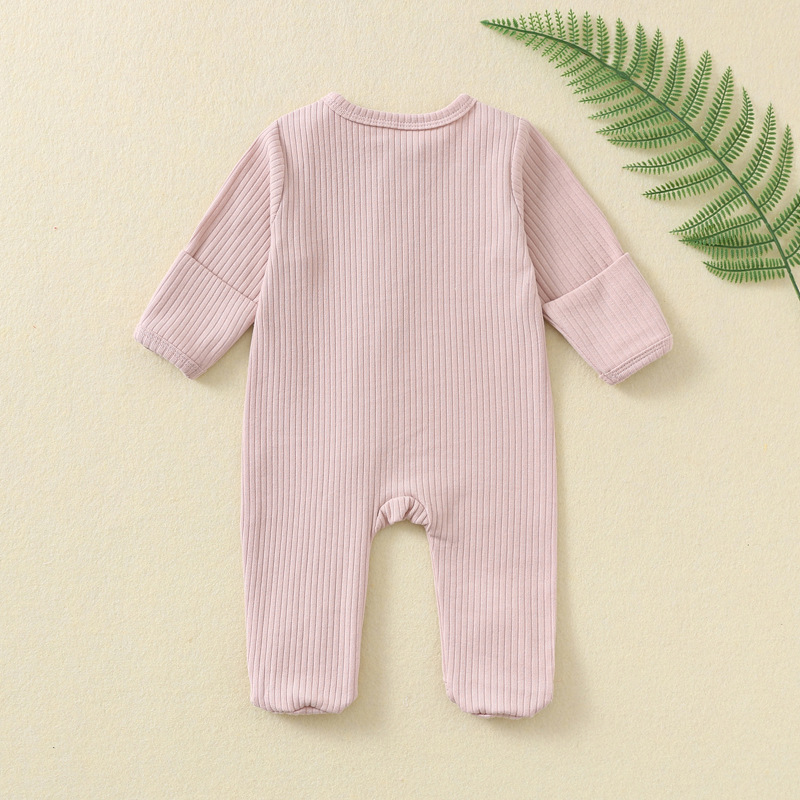 Baju Bayi Musim Gugur dan Musi - Cotton Baby Onesies Zipper ulasan dan harga