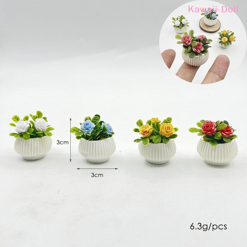 1 Buah Miniatur Tanaman Mawar  - Diapering ulasan dan harga